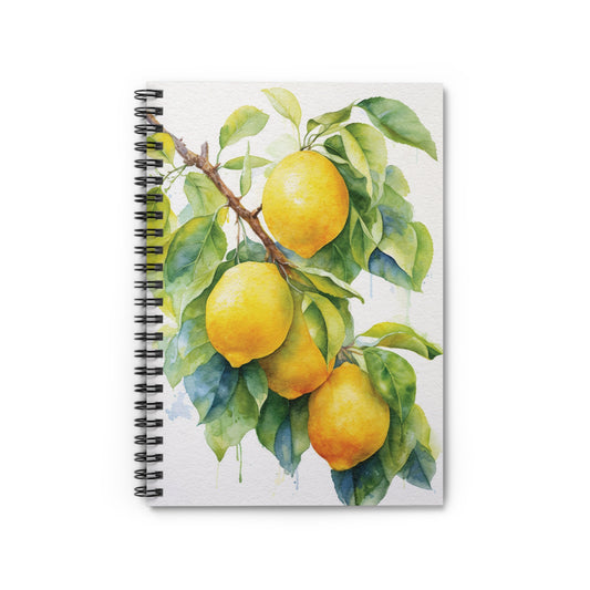 Lemon Art Print Notebook (9) - Composition Notebook, Spiral Notebook, Journal for Writing and Note-Taking