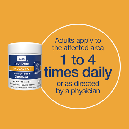 美國 MG217 乾癬修護軟膏2% Coal Tar煤焦油, 維生素A/D/E 無激素