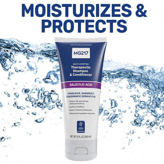 美國 MG217 水楊酸3% Salicylic Acid 抗屑保濕洗髮精潤髮乳二合一