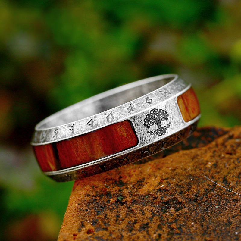 Viking Levensboom Ring Voor Mannen Vrouwen - Noorse Viking Levensboom Ring Voor Mannen Vrouwen - Noorse