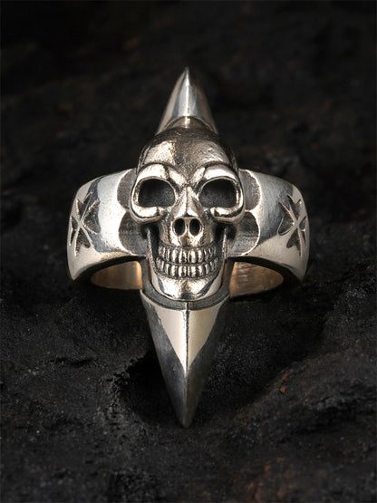 Skull Punk Gothic Biker Ring