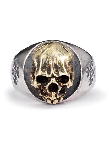 Skull Ring 3D Gothic Rockstar Biker Ring