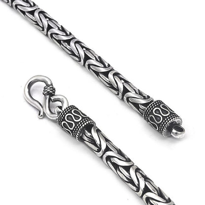 Custom Reserved -  Byzantine Chain S925 Sterling Silver Necklace