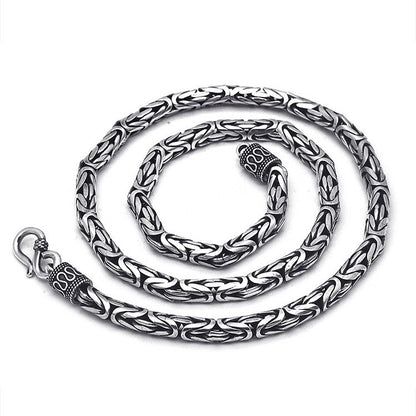Custom Reserved -  Byzantine Chain S925 Sterling Silver Necklace