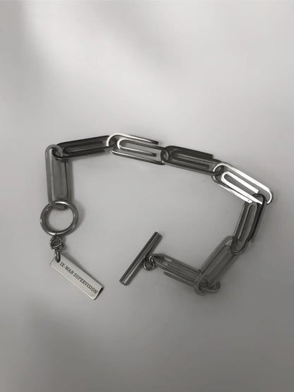 Paper Clip Chain Bracelet