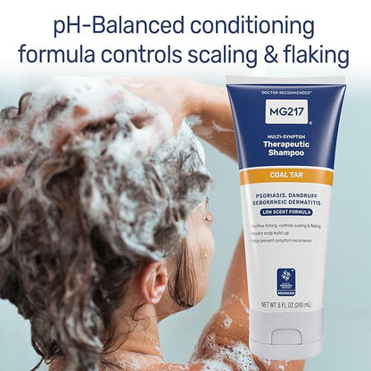 美國 MG217 頭皮乾癬 抗屑保濕洗髮精 0.5% Coal Tar 煤焦油萃取