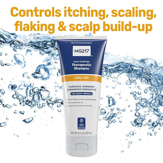美國 MG217 頭皮乾癬 抗屑保濕洗髮精 0.5% Coal Tar 煤焦油萃取