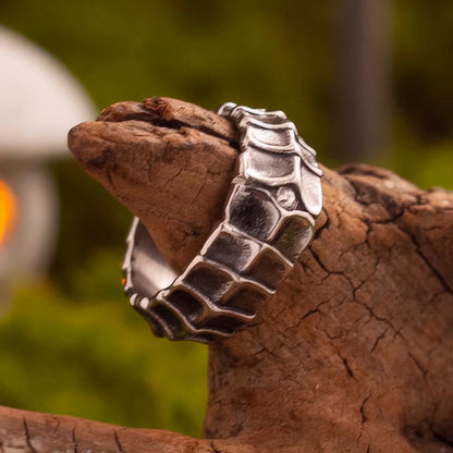 Viking Ring Dragon Scale Jormungandr Norse Mythology Jewelry