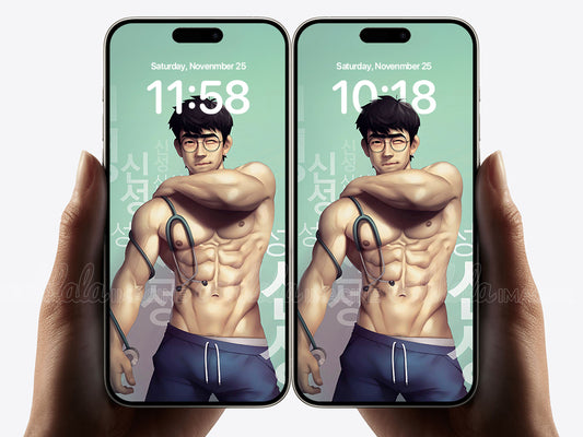 Asian Guy Digital Art Wallpaper