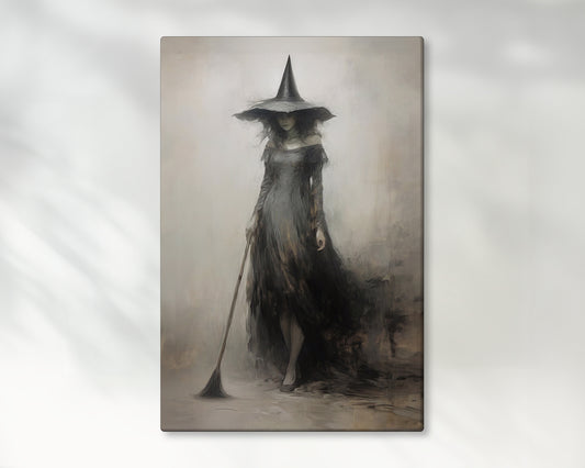 Vintage Witchy Rustic Art Print - Canvas Wall Art