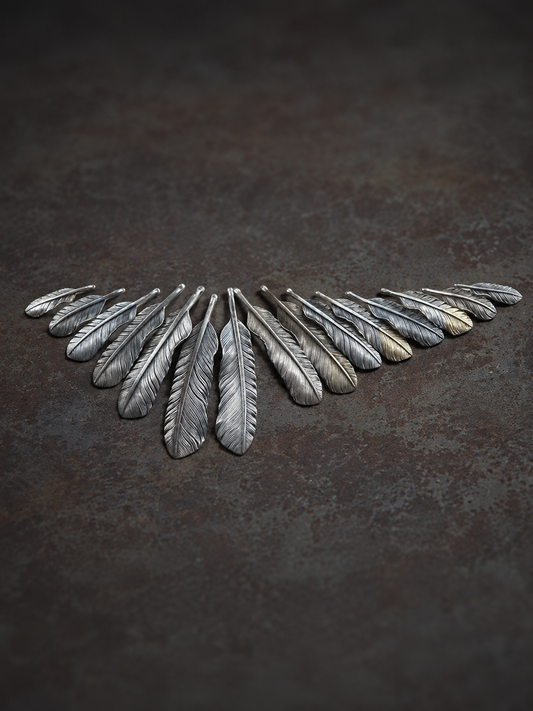 Red Tailed Eagle Silver Feather