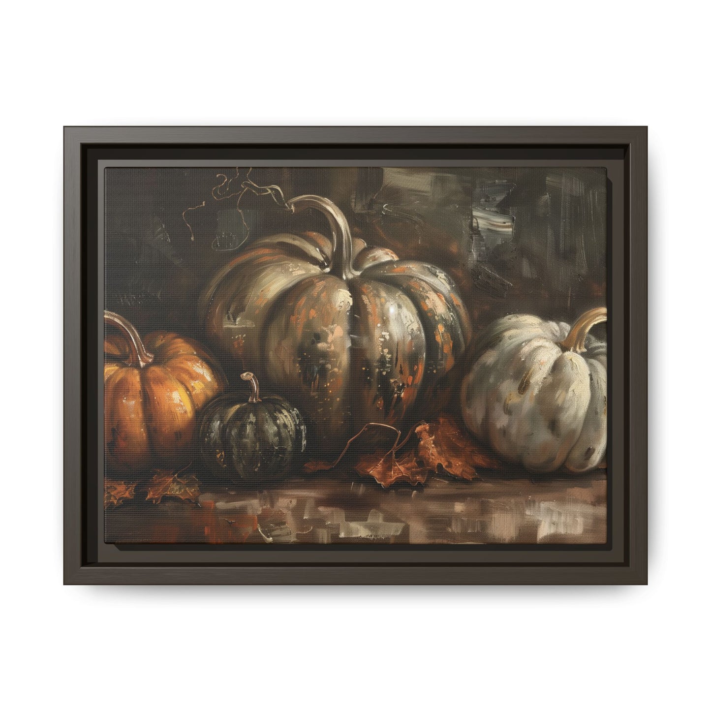 Vintage Dark Pumpkins – Canvas Wall Art