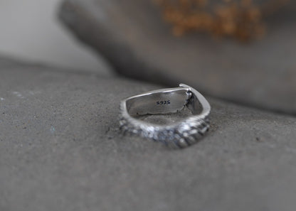 Guardian Angel Wings Ring 925 Silver Ring