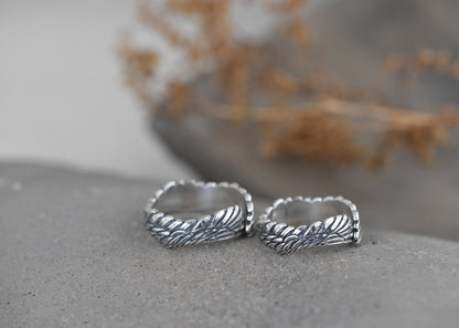 Guardian Angel Wings Ring 925 Silver Ring