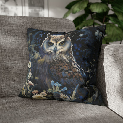 Twilight Vigil Owl Pillow