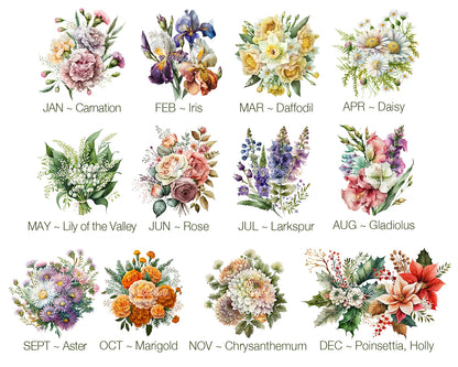 Birth Month Flowers Bouquets