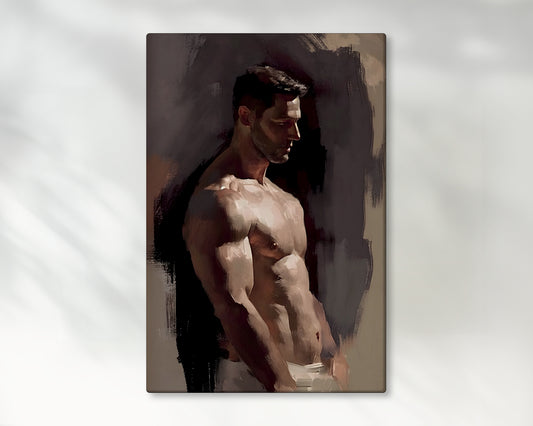 Impressionistic Painting, Male Portrait - Canvas Wall Art