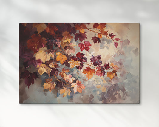 Fall Leaves Autumn Decor – Canvas Wall Art