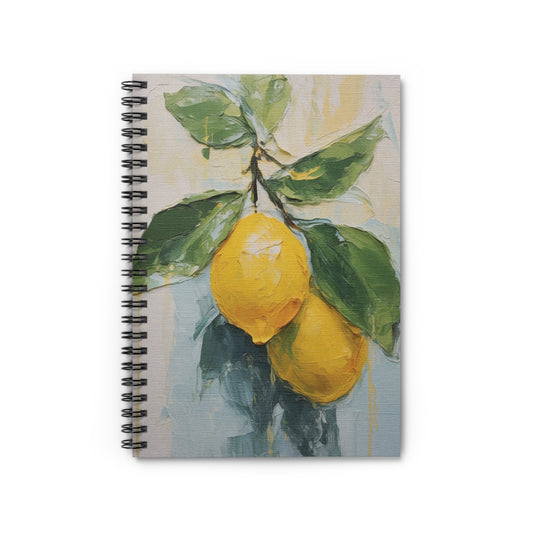 Lemon Art Print Notebook (3) - Composition Notebook, Spiral Notebook, Journal for Writing and Note-Taking