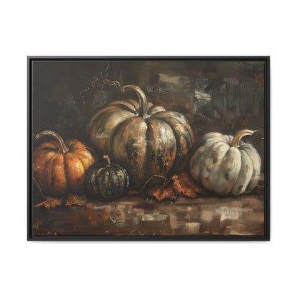 Vintage Dark Pumpkins – Canvas Wall Art