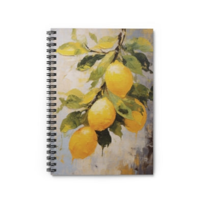 Lemon Art Print Notebook (5) - Composition Notebook, Spiral Notebook, Journal for Writing and Note-Taking