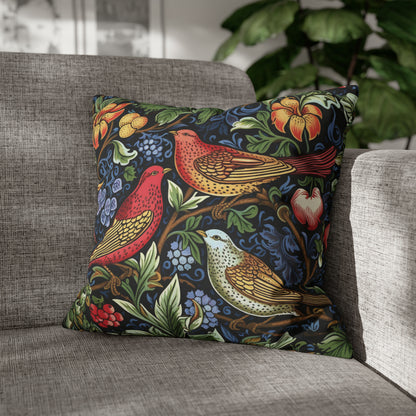 Birds in Garden William Morris Inspired Pillow and Case