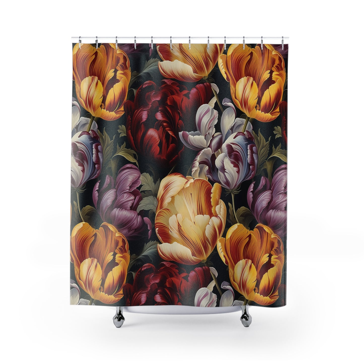 Tulips Home Decor Shower Curtain 71" x 74"