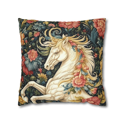 Floral Unicorn Floral Pillow William Morris Inspired