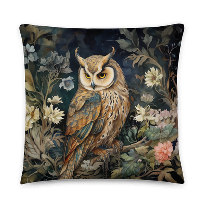 Woodland Owl in Forest Digital Art Download