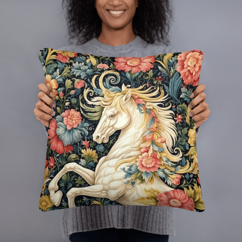 Unicorn and Flowers Digital Art Download
