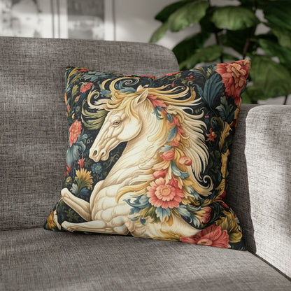 Floral Unicorn Floral Pillow William Morris Inspired