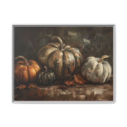 Vintage Dark Pumpkins – Canvas Wall Art