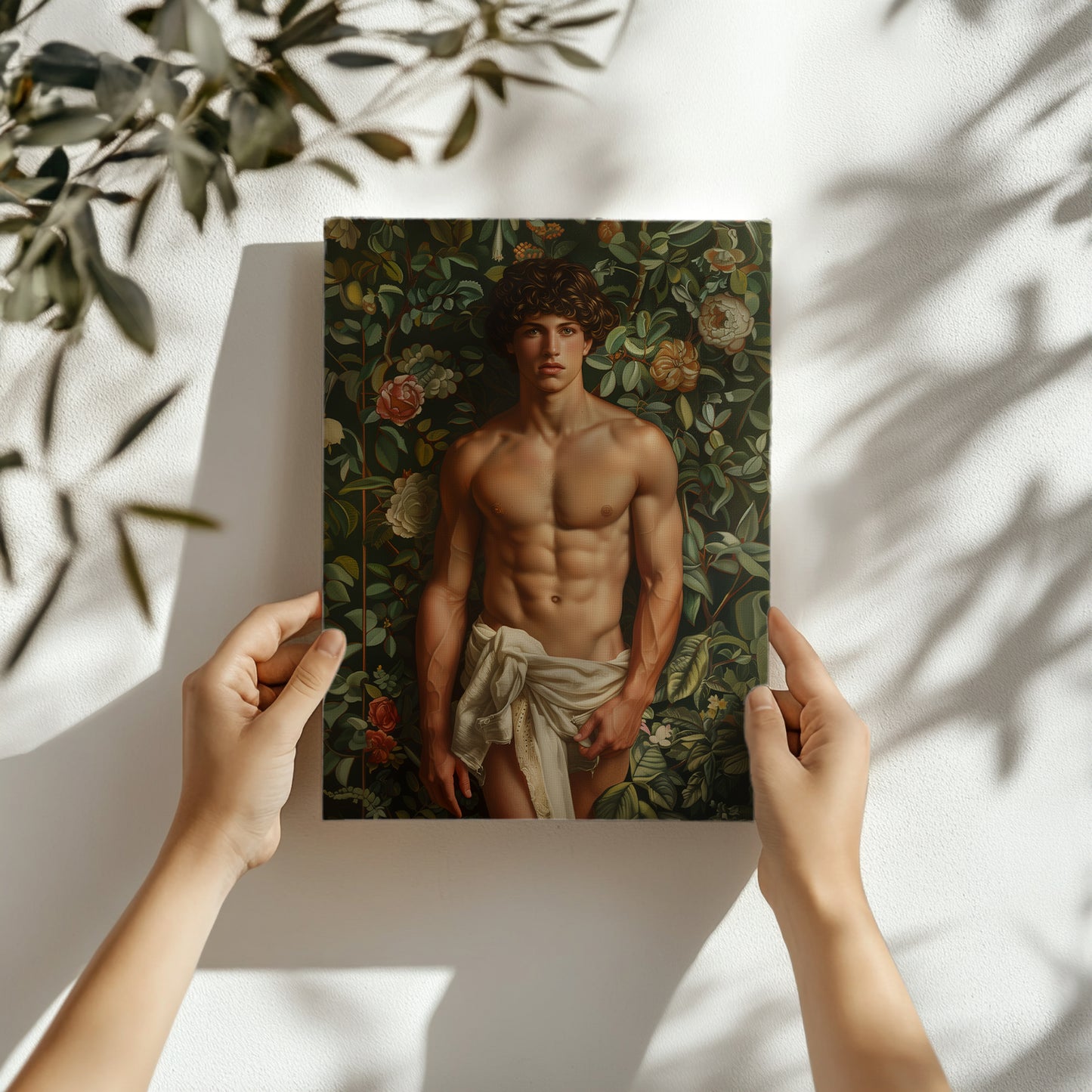 Eden's Adonis Painting, Male Portrait | Digital Download