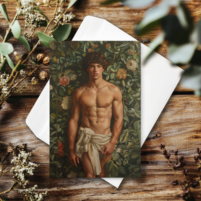 Eden's Adonis Painting, Male Portrait | Digital Download