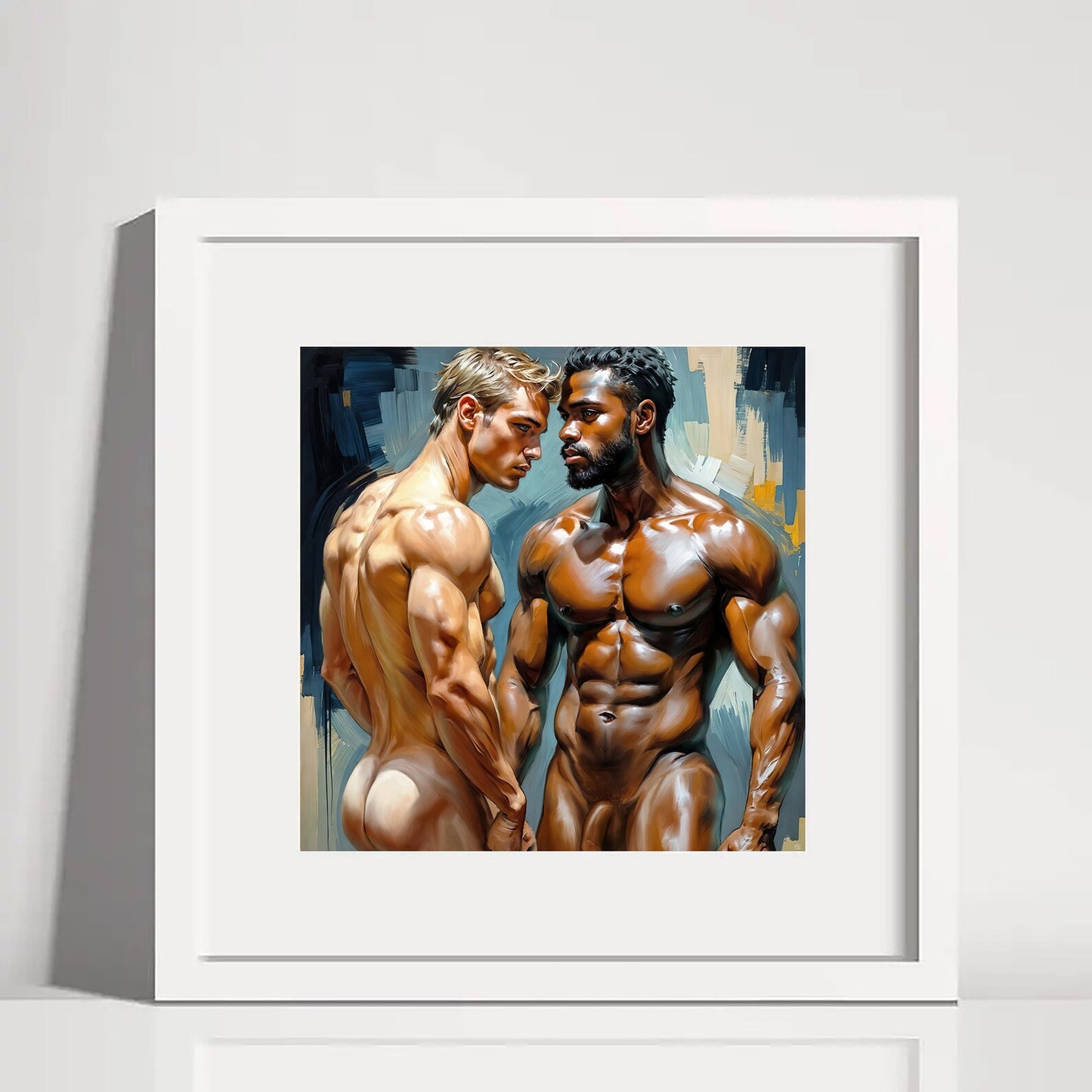 Male Gay Couple Digital Nude Gay Art Download
