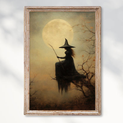 Vintage Witch Wall Art Poster