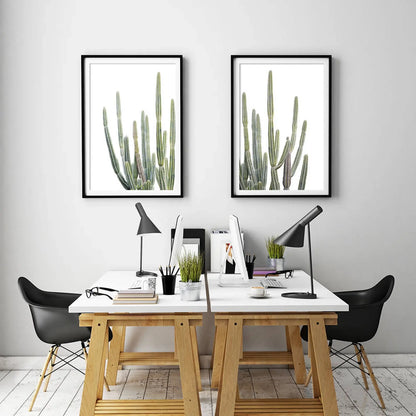 Cactus Art Print Set Of 2 Posters