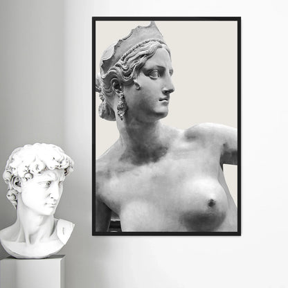 Aphrodite Venus Statue Print, Greek Goddess, Rome Statue