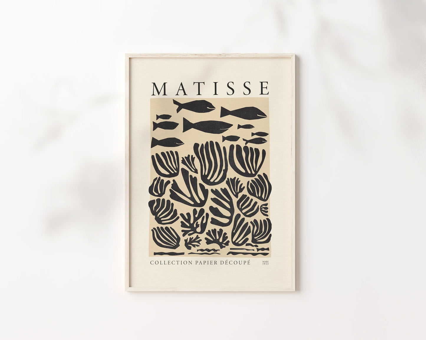 Henri Matisse Abstract Printable Poster Henri Matisse Collages Art Poster La Gerbe Vintage Exhibition Poster Matisse Abstract Digital Art