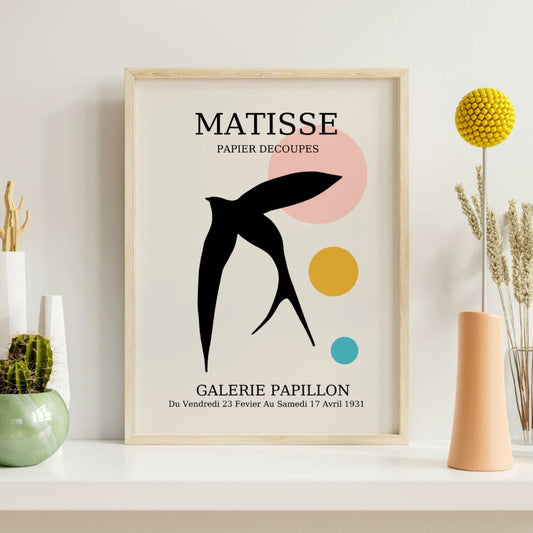 Matisse Print, Matisse Exhibition Poster, Matisse Poster, Matisse Cut Out, Matisse Wall Art, Matisse Exhibition Poster, Modern Minimal Art