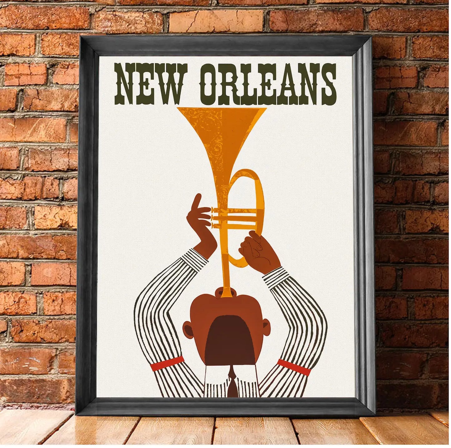 New Orleans Jazz Music Vintage Wall Art