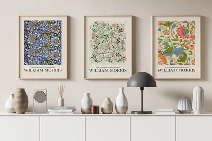 William Morris Wall Art Set of 6 Posters