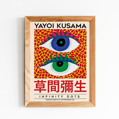 Yayoi Kusama Eyes Wall Art Print
