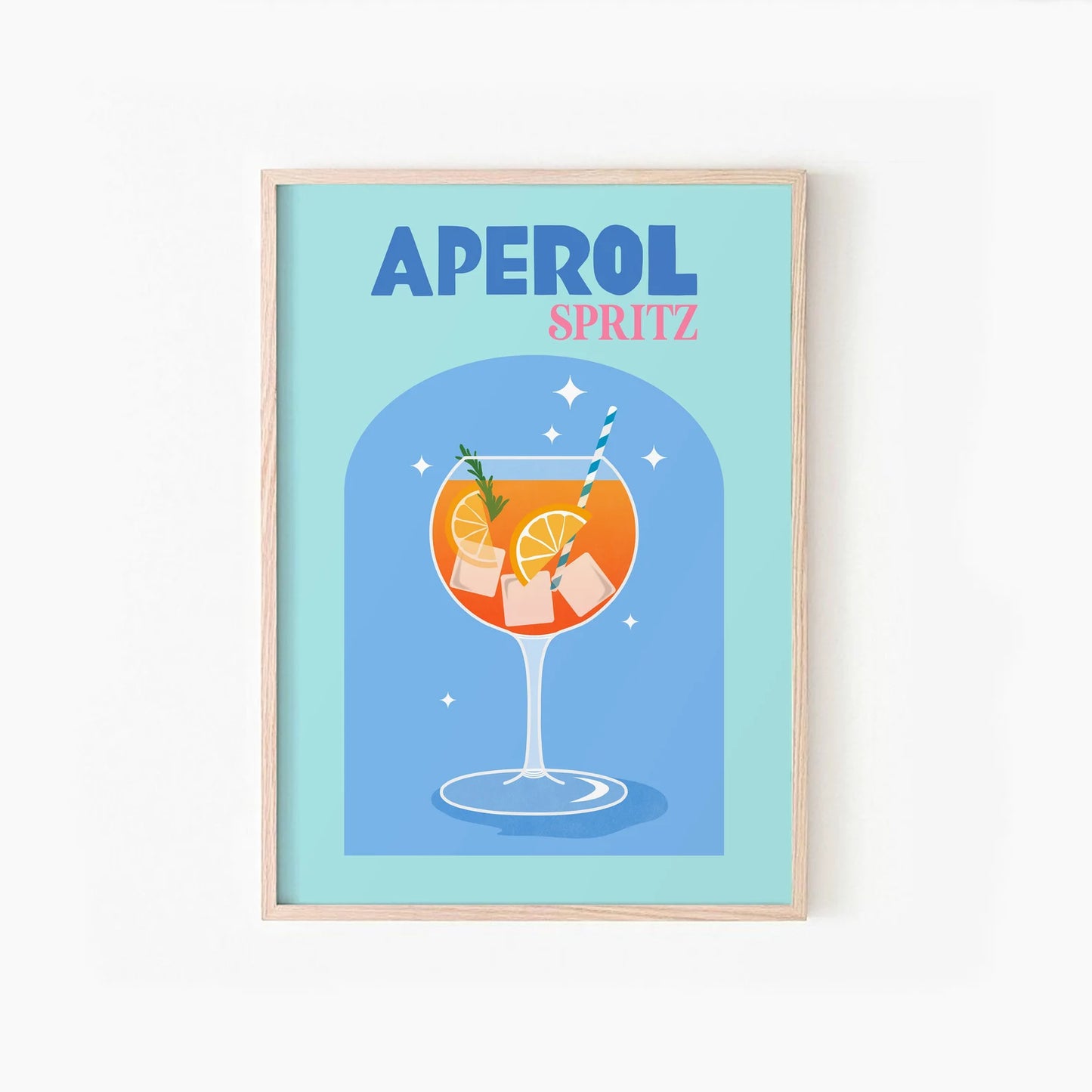 Retro Cocktail Set of 6 Art Prints (1)