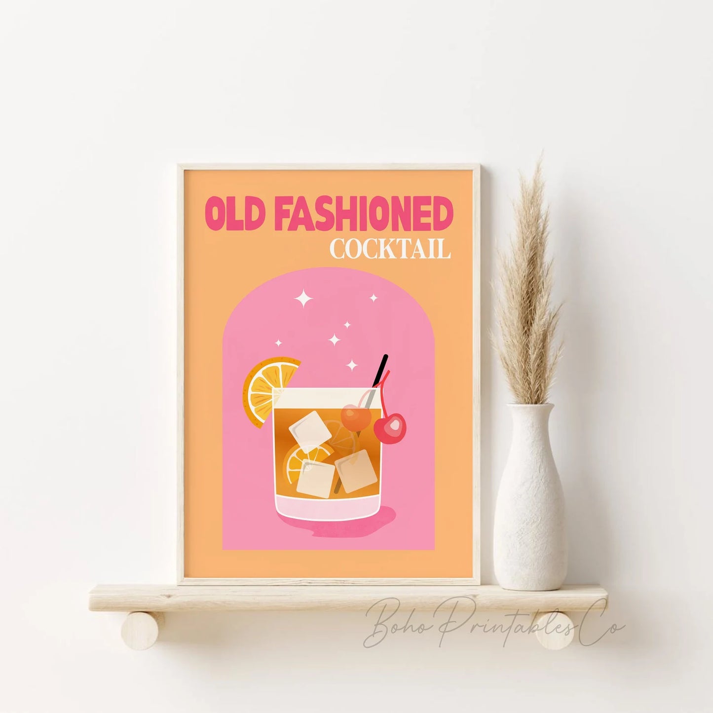 Old Fashioned Cocktail Wall Art