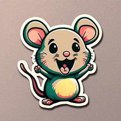 Cute Cartoon Animal Sticker Midjourney Prompt