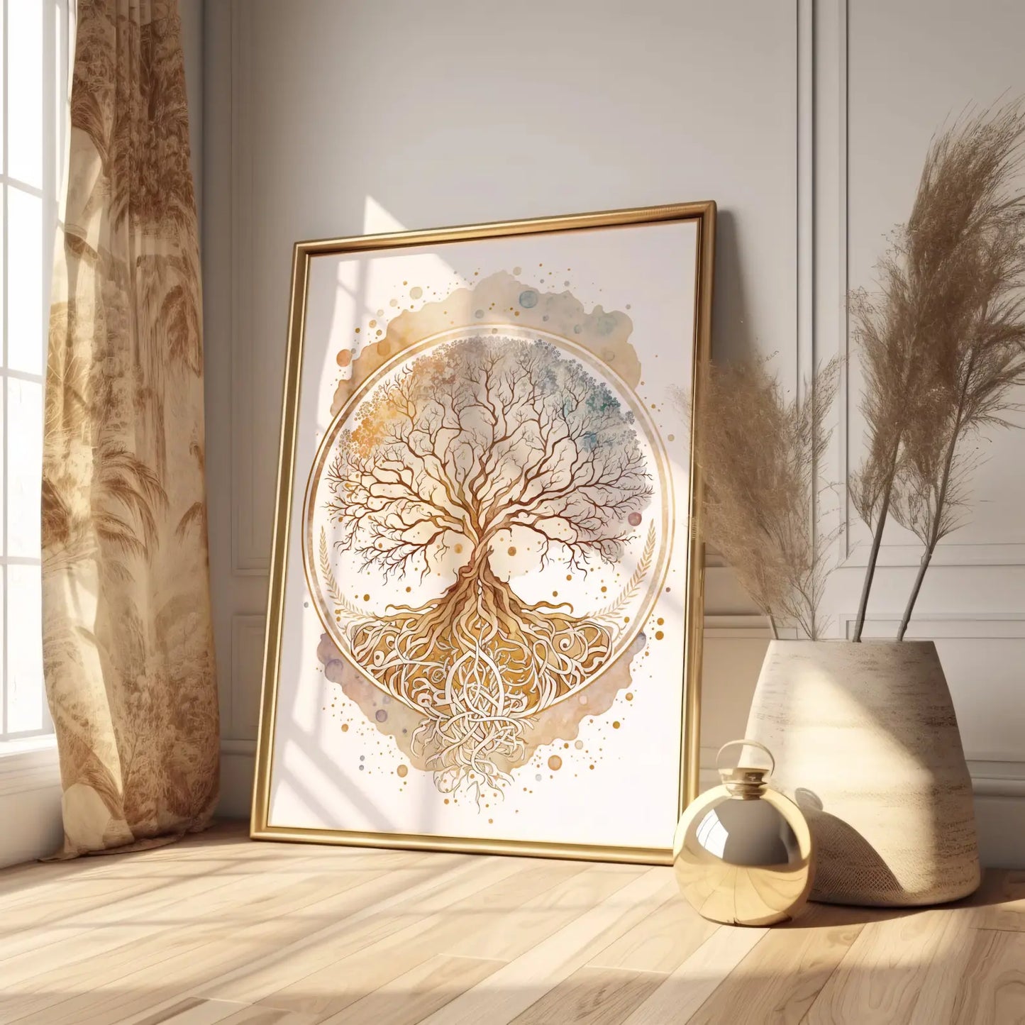 Tree of Life Spiritual Yoga Art Print