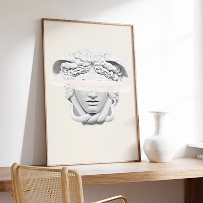 Medusa Statue Print Greek Mythology