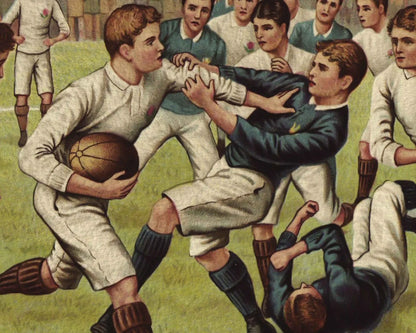 Football Sport Vintage Art Print