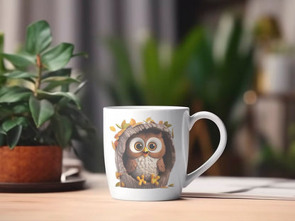 Whimsical Woodland Owl Clipart